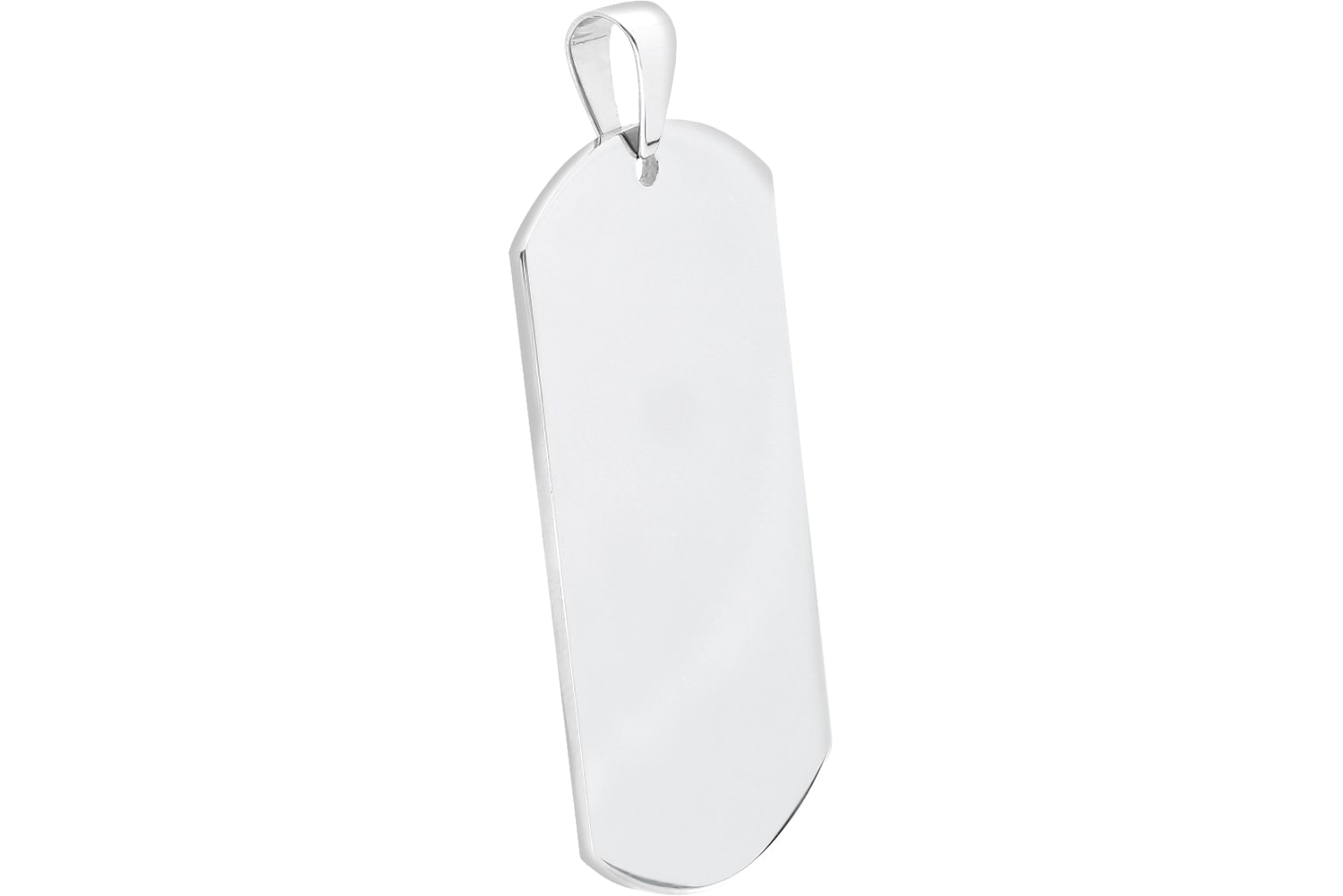 Edelstahl Erkennungsmarke hochglanzpoliert / matt von Piercingline